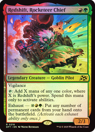 Redshift, Rocketeer Chief (Foil) #0218 M R [DFT]