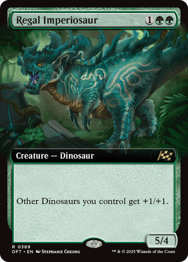 Regal Imperiosaur (Extended Art) #0389 G R [DFT]