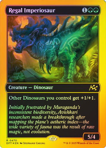 Regal Imperiosaur (First-Place Foil) #0470 G R [DFT]
