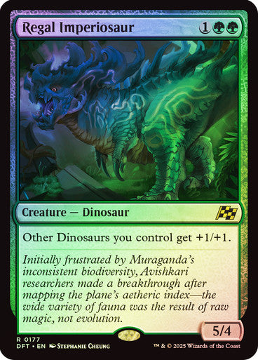 Regal Imperiosaur (Foil) #0177 G R [DFT]