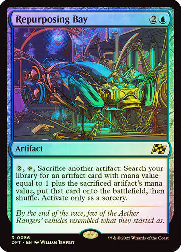 Repurposing Bay (Foil) #0056 Bu R [DFT]