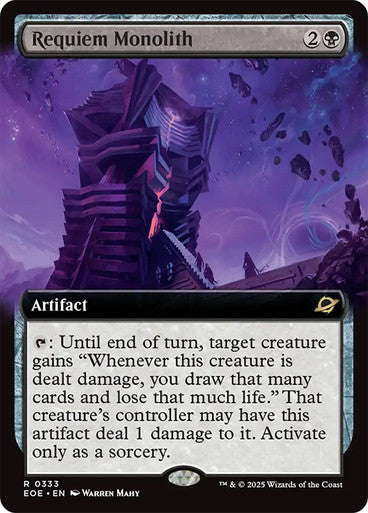 Requiem Monolith (Extended Art) #0333 Bk R [EOE]