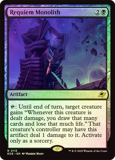 Requiem Monolith (Foil) #0113 Bk R [EOE]