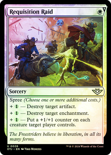 Requisition Raid (Foil) #0026 W U [OTJ]