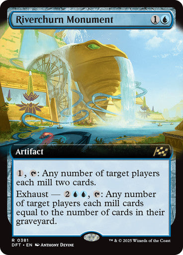 Riverchurn Monument (Extended Art) #0381 Bu R [DFT]