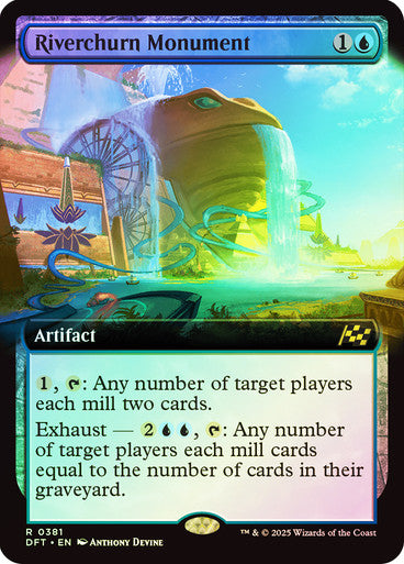 Riverchurn Monument (Extended Art Foil) #0381 Bu R [DFT]