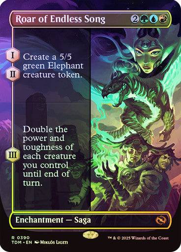 Roar of Endless Song (Bordless Foil) #0390 M R [TDM]