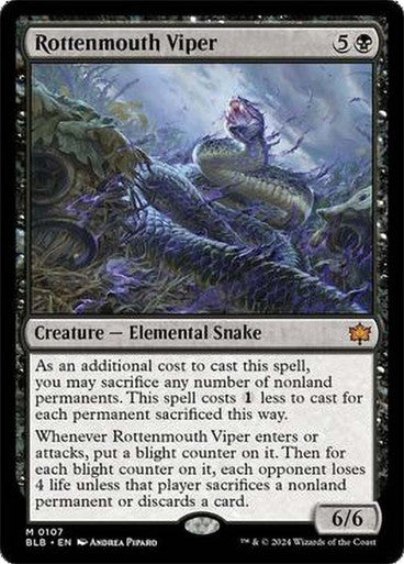 Rottenmouth Viper #0107 Bk M [BLB]