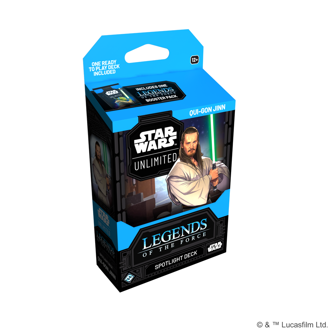 Qui-Gon Jinn - Legends of the Force - Spotlight Deck - Star Wars Unlimited