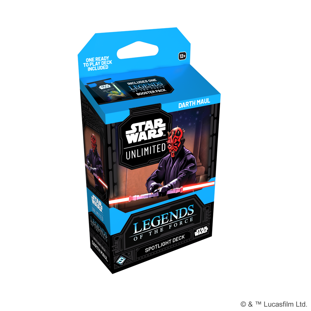 Darth Maul - Legends of the Force - Spotlight Deck - Star Wars Unlimited