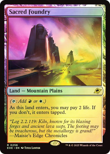 Sacred Foundry (Foil) #0256 L R [EOE]