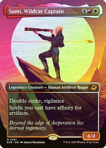 Sami, Wildcat Captain (Borderless Foil) #0301 M M [EOE]