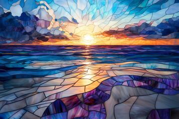Sapphire Sunset - 300pc Wooden Jigsaw Puzzle - TP40300