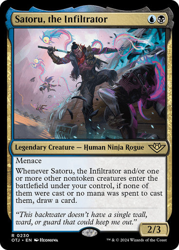 Satoru, the Infiltrator #0230 M R [OTJ]