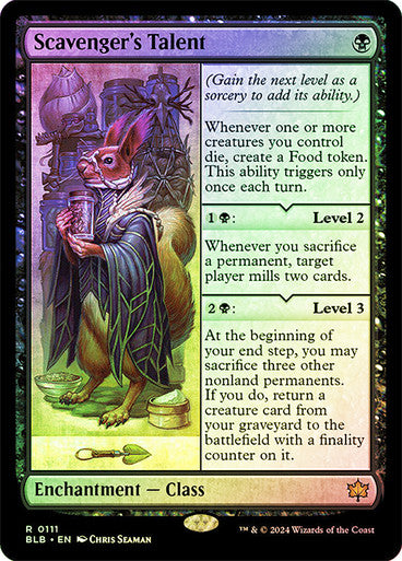 Scavenger's Talent (Foil) #0111 Bk R [BLB]
