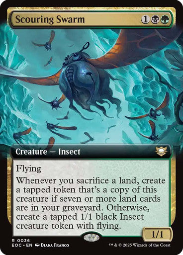 Scouring Swarm (Extended Art) #0036 M M [EOE] [EOC]