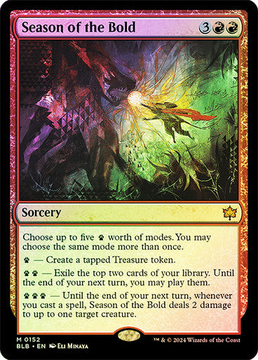 Season of the Bold (Foil) #0152 R M [BLB]