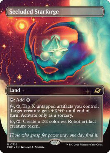 Secluded Starforge (Borderless) #0316 L R [EOE]