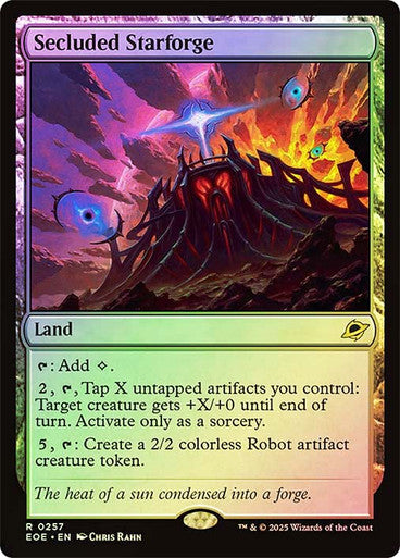 Secluded Starforge (Foil) #0257 L R [EOE]