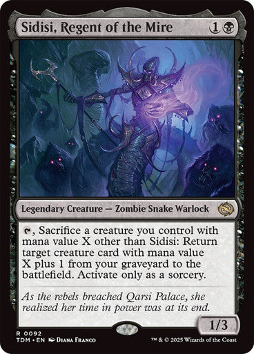 Sidisi, Regent of the Mire #0092 Bk R [TDM]