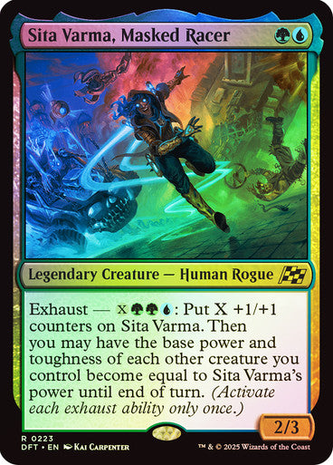 Sita Varma, Masked Racer (Foil) #0223 M R [DFT]