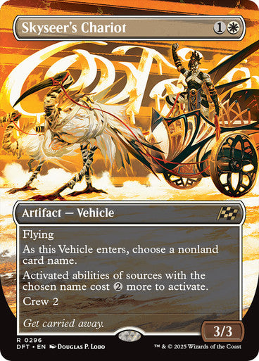 Skyseer's Chariot (Borderless) #0296 W R [DFT]