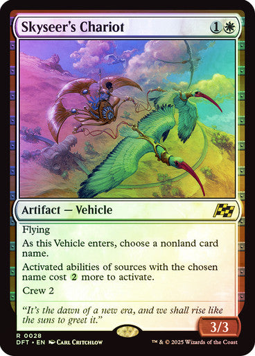 Skyseer's Chariot (Foil) #0028 W R [DFT]