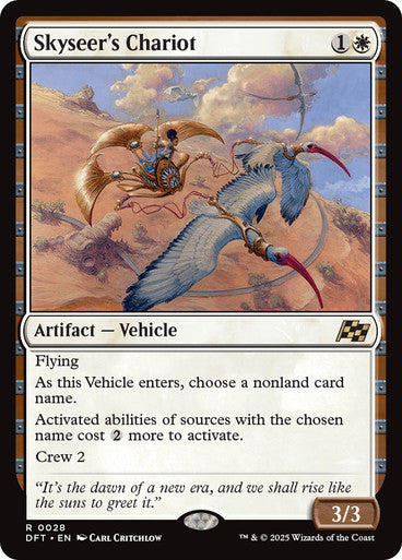 Skyseer's Chariot #0028 W R [DFT]