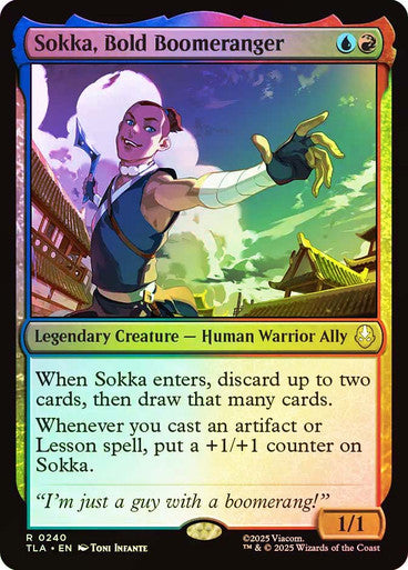 Sokka, Bold Boomeranger (Foil) #0240 M R [TLA]