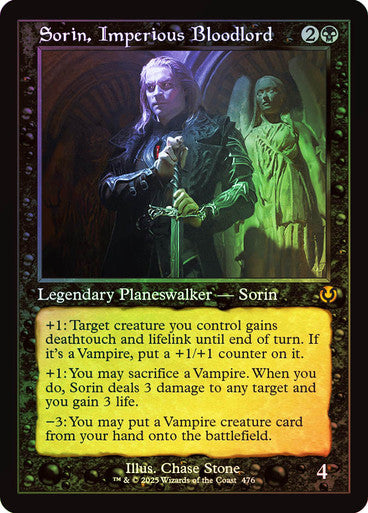Sorin, Imperious Bloodlord (Retro Frame Foil) #0476 Bk M [INR]