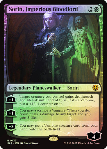 Sorin, Imperious Bloodlord (Foil) #0133 Bk M [INR]