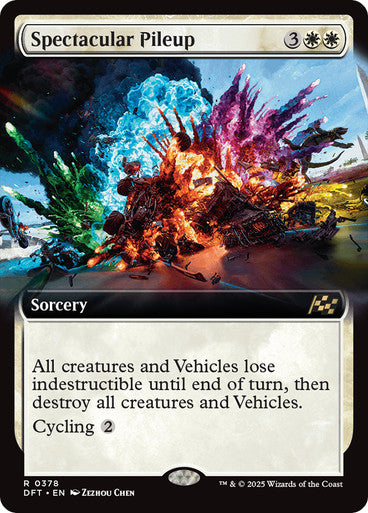 Spectacular Pileup (Extended Art) #0378 W R [DFT]