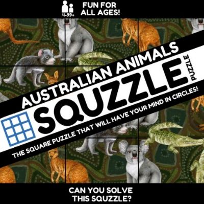 Australian Animals - 9pc Squzzle Puzzle