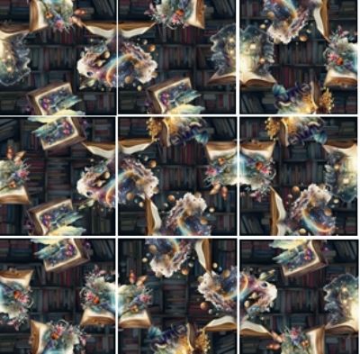 Books - 9pc Squzzle Puzzle