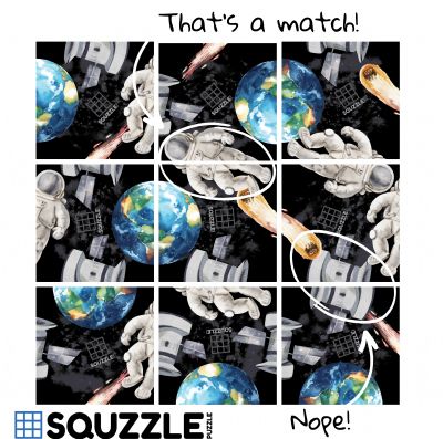 Space Explorers - 9pc Squzzle Puzzle