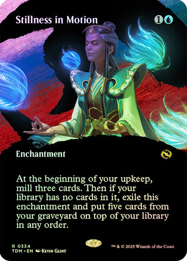 Stillness in Motion (Bordless Foil) #0334 Bu R [TDM]