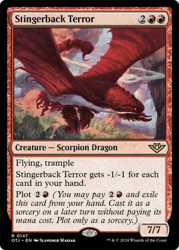 Stingerback Terror #0147 R R [OTJ]