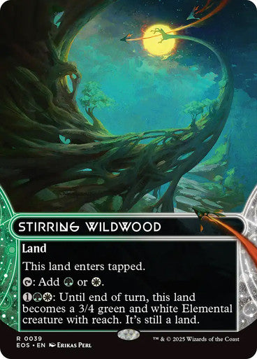Stirring Wildwood (Borderless) #0039 L R [EOE] [EOS]