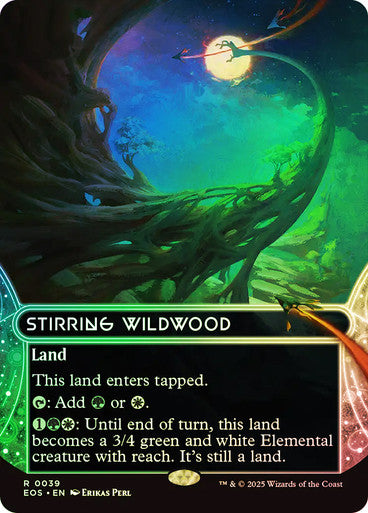 Stirring Wildwood (Borderless Foil) #0039 L R [EOE] [EOS]