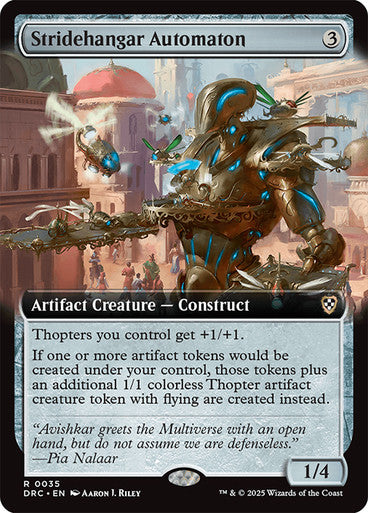 Stridehangar Automaton (Extended Art) #0035 C R [DFT] [DRC]