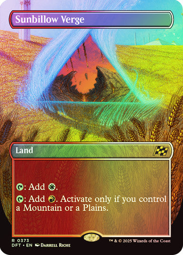 Sunbillow Verge (Bordless Foil) #0373 L R [DFT]