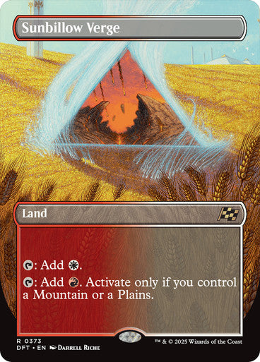 Sunbillow Verge (Borderless) #0373 L R [DFT]