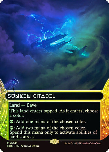 Sunken Citadel (Borderless Foil) #0041 L R [EOE] [EOS]