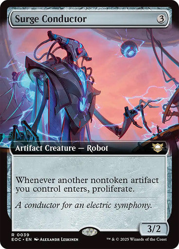 Surge Conductor (Extended Art) #0039 C R [EOE] [EOC]