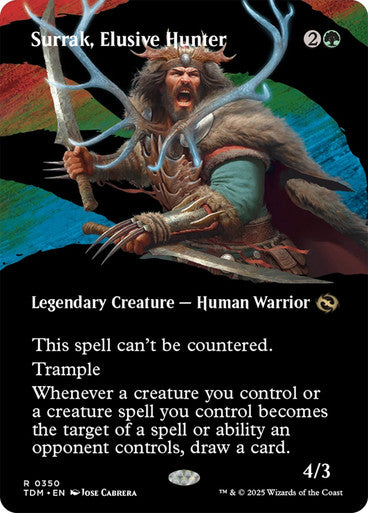 Surrak, Elusive Hunter (Borderless) #0350 G R [TDM]