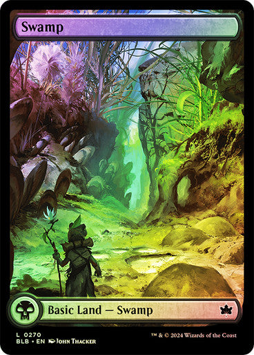 Swamp (Spring) (Full Art Foil) #0270 L C [BLB]