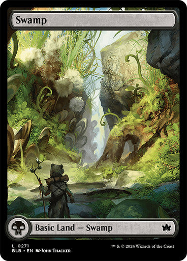Swamp (Summer) (Full Art) #0271 L C [BLB]