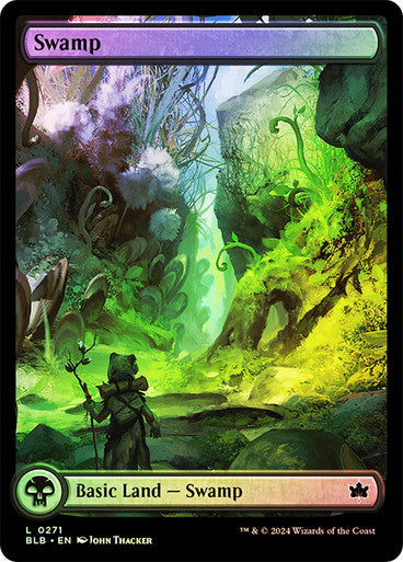 Swamp (Summer) (Full Art Foil) #0271 L C [BLB]