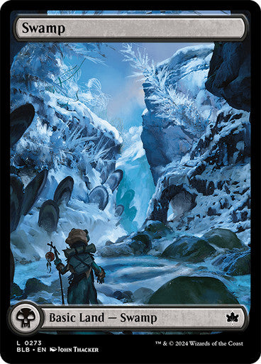 Swamp (Winter) (Full Art) #0273 L C [BLB]