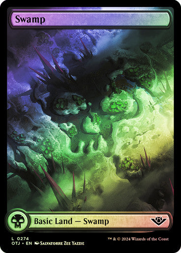 Swamp (Full Art Foil) #0274 L C [OTJ]